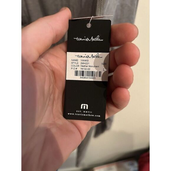 Travis Mathew Mens Large 777 Prestige Performance 1/2 Zip Pullover - Picture 4 of 8